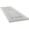 Ekena Millwork True Fit PVC San Juan Capistrano Mission Style Fixed Mount Shutters, Hailstorm Gray, 15W x 62H, PR TFP001SJ15X062ST - alternate 2